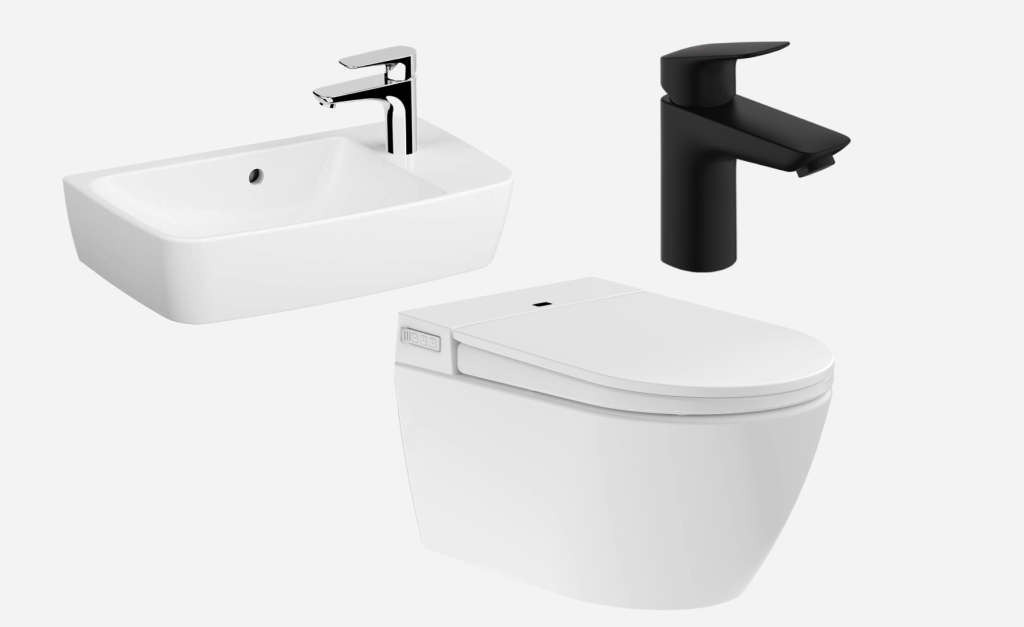 VitrA Shift and Hansgrohe Logis